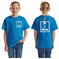 Camiseta niño + DTG 10x10cm + DTG 25x30 cm