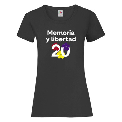 Camiseta Mujer Memoria Libertad 20